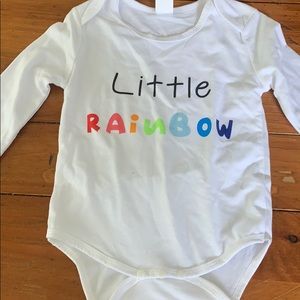 Rainbow onesie